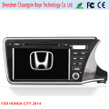 GPS Navigator GPS Tracking DVD Lecteur MP3 pour Honda City 2014